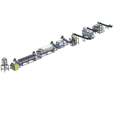 全自動プラスチック洗濯リサイクルマシン 1000kg/h PPPEフィルム/PP織物袋用