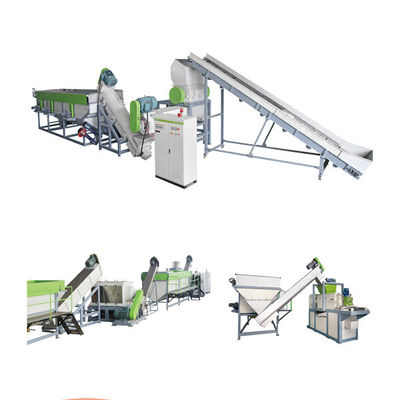 NSK プラスチック洗濯リサイクルマシン PP プラスチックバッグ リサイクルマシン 1500kg/Hr