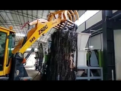 農業用フィルム洗浄ライン 粉砕乾燥付きプラスチックリサイクルマシン