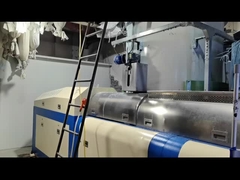 PET繊維とPETフラークをリサイクルする機械